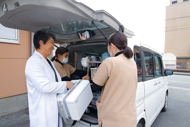 訪問歯科診療メインのクリニックです
